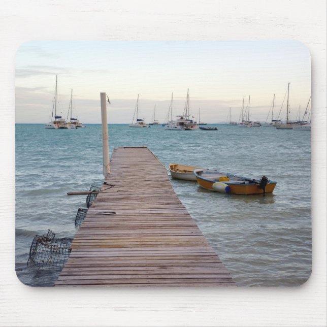 Mousepad Doca e armadilhas de lagosta (Frente)