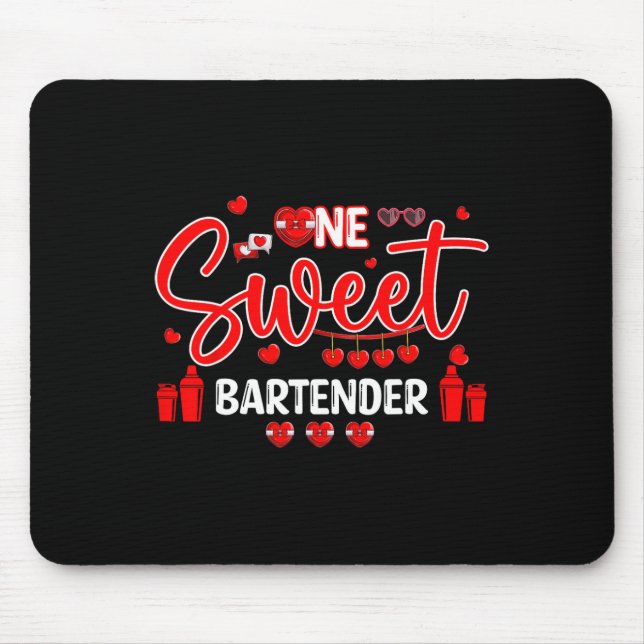 Mousepad Doce Byrtender Dia dos Namorados Corações Orgulhos (Frente)