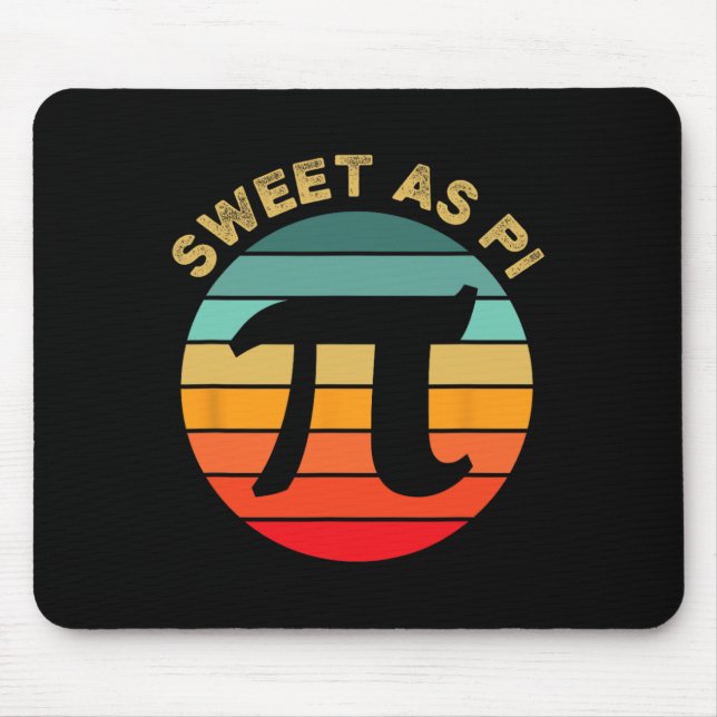 Mousepad Doce Como Pi Day 2025 Engraçado Professor De Matem (Frente)