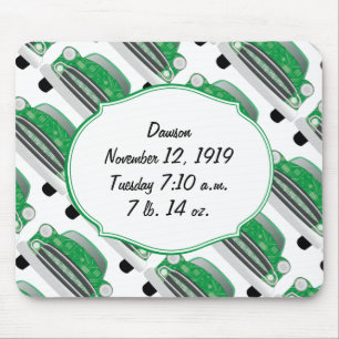 Mousepad Doce doação de Chá de fraldas Verde