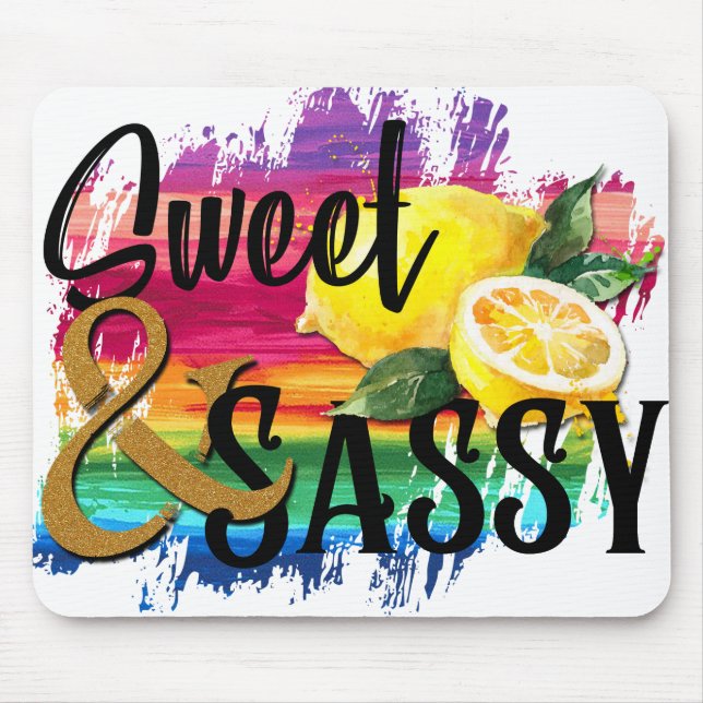 Mousepad Doce e Sassy (Frente)