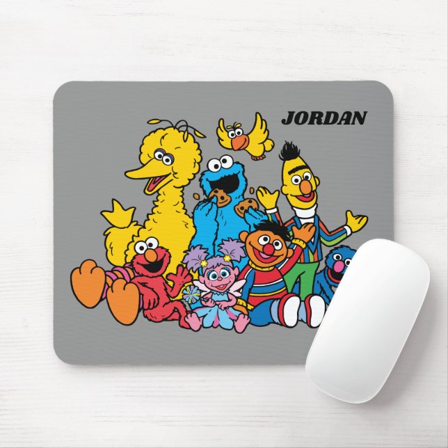 Mousepad Doce Sesame Street Pals (Com mouse)