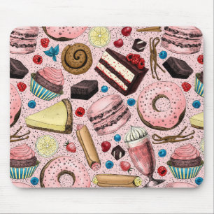 Mousepad Doces a rosa