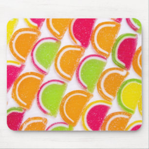 Mousepad Doces diferentes coloridos da geléia