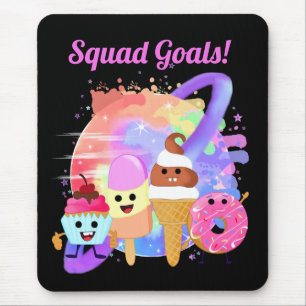 Mousepad Doces dos objetivos do pelotão