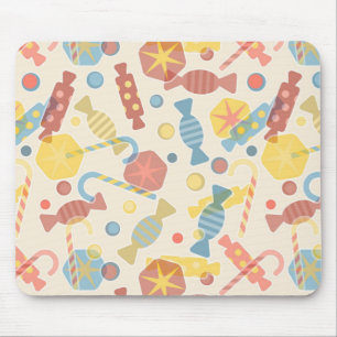 Mousepad Doces e teste padrão dos doces