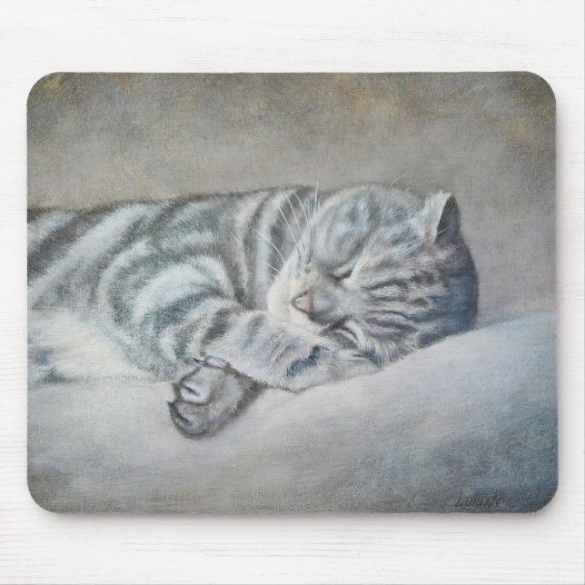 Mousepad Doces Sonhos de um Shorthair Britânico (Frente)