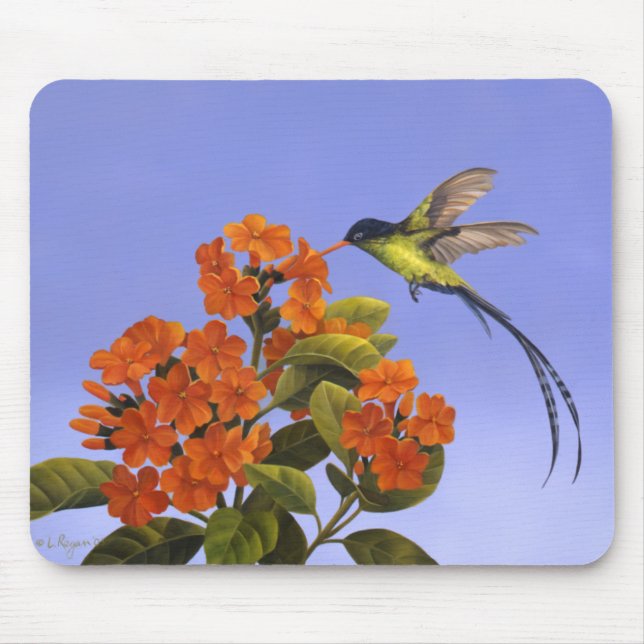 Mousepad Doctorbird - pássaro nacional de Jamaica (Frente)