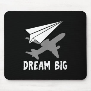 Mousepad Documento de Sonho de Engenheiro Aeroespacial Pilo