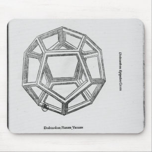 Mousepad Dodecahedron, 'de De Divina Proportione'