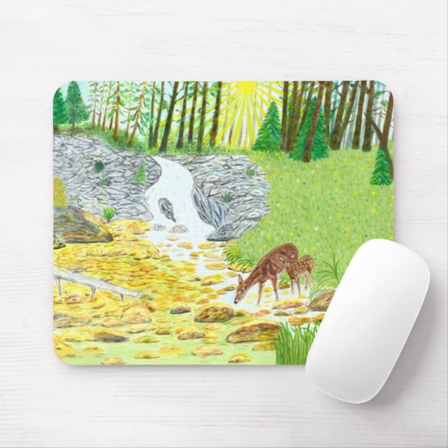 Mousepad Doe e Fawn (Com mouse)