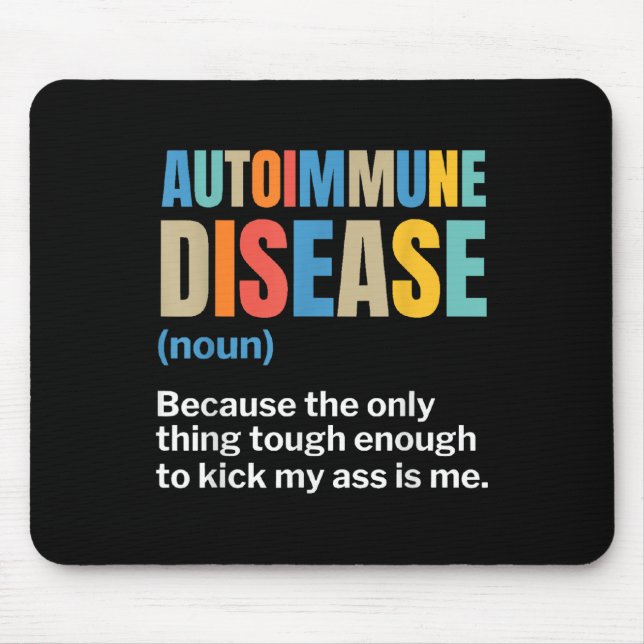 Mousepad Doença Autoimune Sensibilização Autoimune Il Crôni (Frente)