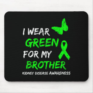 Mousepad Doença Eu Visto Verde Para Minha Fita Irmão