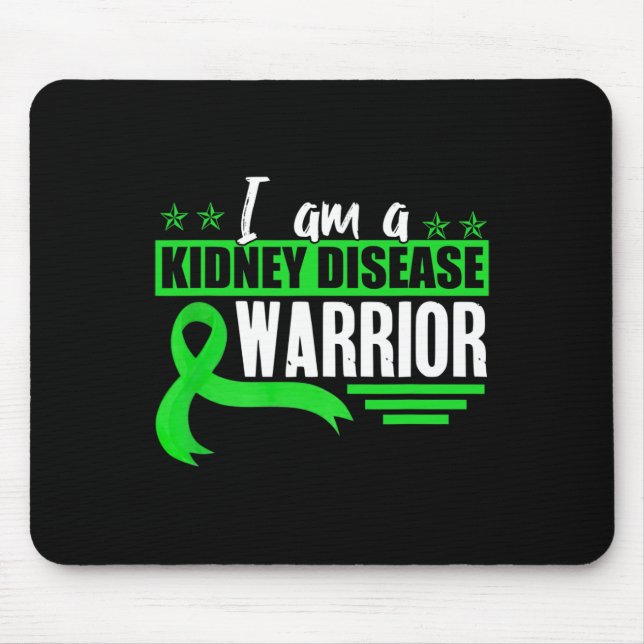 Mousepad Doença Guerreira Diálise Nefrite Orgã Doador Gre (Frente)