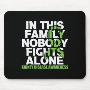 Mousepad Doença Renal Sensibilização Família de Fita Ningué