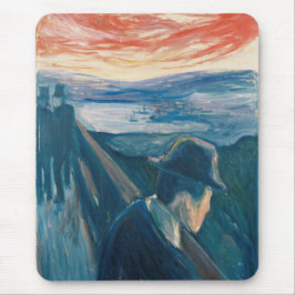 Mousepad Doente no Sunset, Desespero (por Edvard Munch)