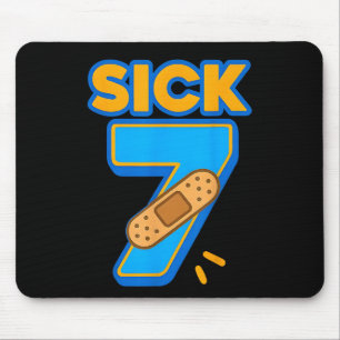 Mousepad Doente Sete Meme Seis Sete Doente 7 Aniversário En