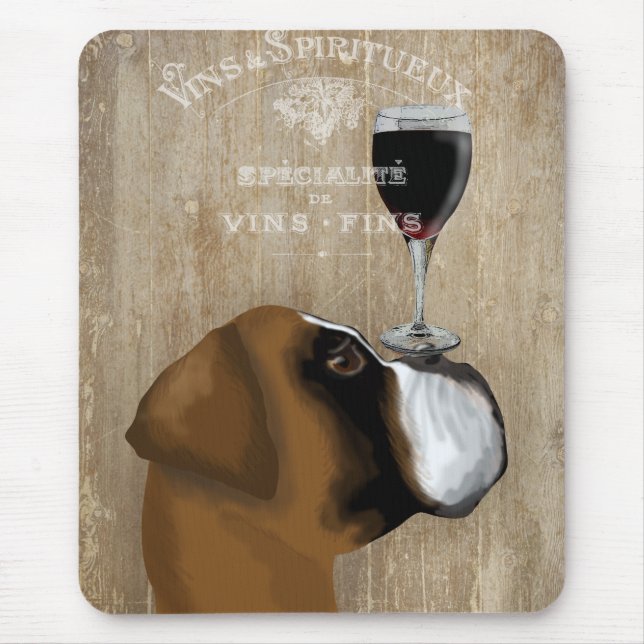 Mousepad Dog Au Vin Boxer (Frente)