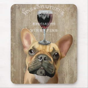 Mousepad Dog Au Vin, Bulldog Francês