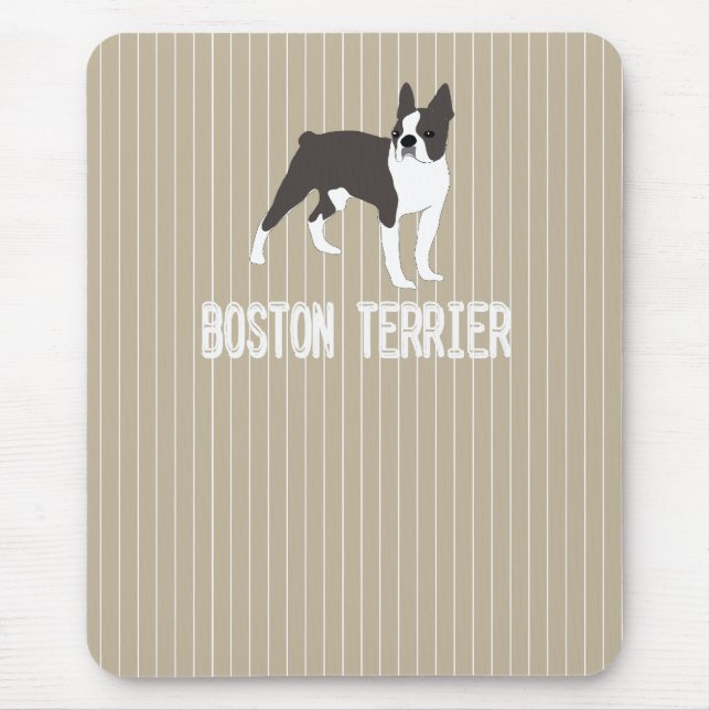 Mousepad dog-Boston Terrier (Frente)
