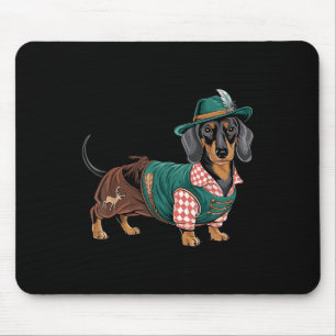 Mousepad Dog Dachshund Bavarian Weiner Sausado _4