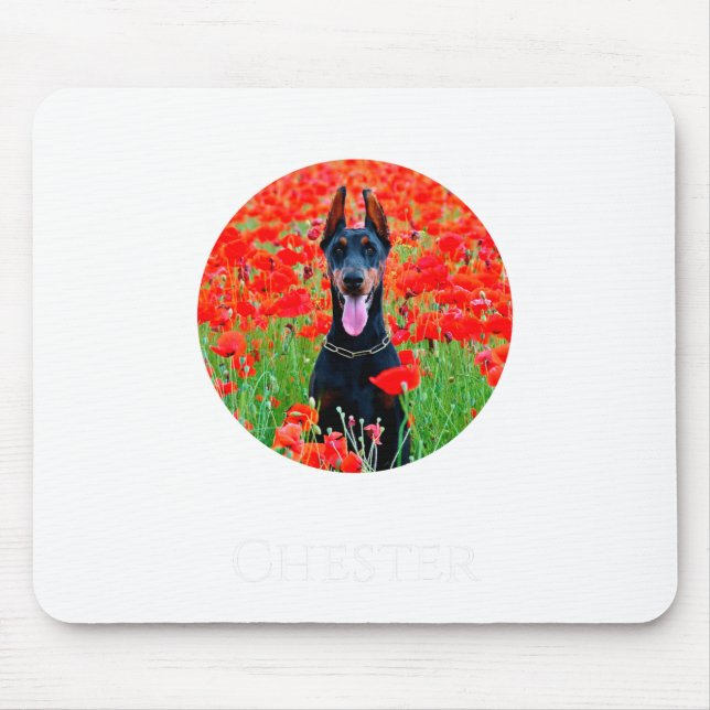 Mousepad Dog Photo Shirt D Pet Gift  (Frente)