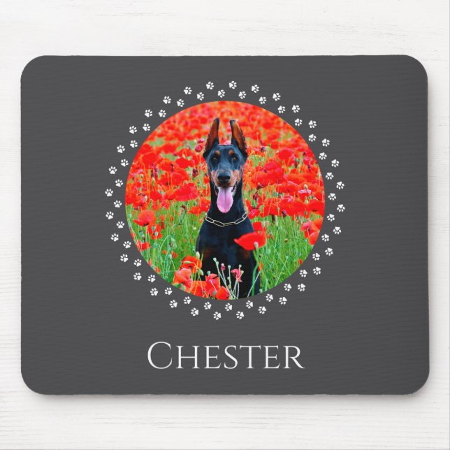 Mousepad Dog Photo Shirt D Pet Gift  (Frente)