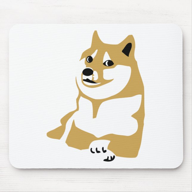 Mousepad Doge - meme do Internet (Frente)