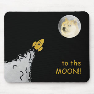 Mousepad Dogepad - o tapete do rato de Dogecoin!