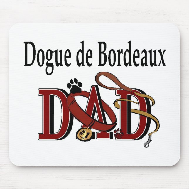 Mousepad Dogue de Bordeaux Pai Gifes (Frente)