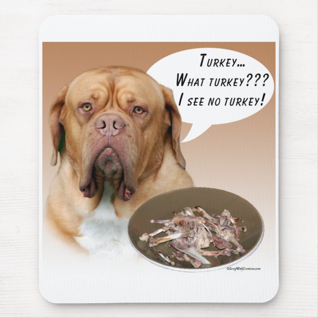 Mousepad Dogue de Bordeaux Turquia (Frente)