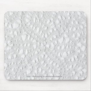 Mousepad Doily laçado antigo