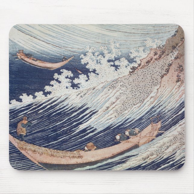 Mousepad Dois barcos de pesca pequenos no mar (Frente)