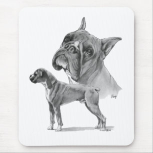 Mousepad Dois cães do pugilista