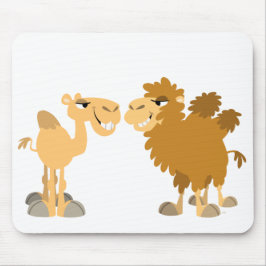 Mousepad Dois Camelos De Cartoon Bonitos