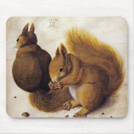 Mousepad Dois esquilos vermelhos (por Albrecht Dürer)