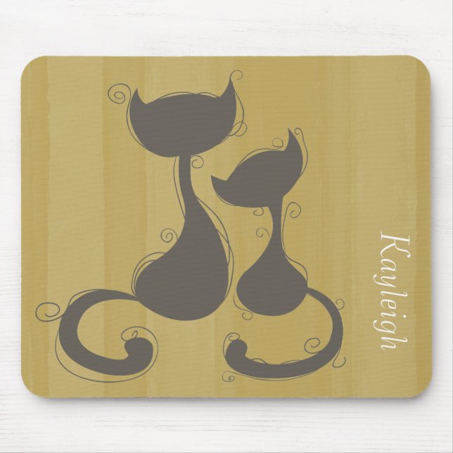 Mousepad Dois Gatos (Frente)