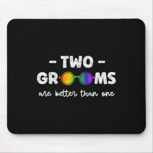 Mousepad Dois Noivos São Melhores Que Um Tee Lgbt Gay Solte