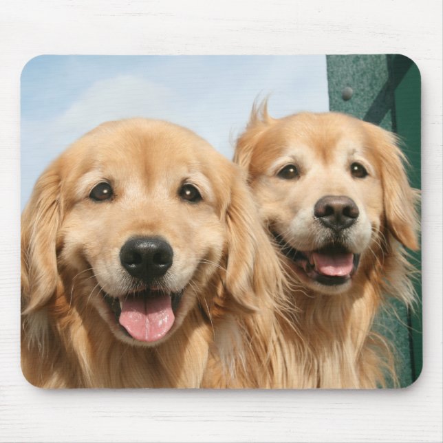 Mousepad Dois Ouros sorridentes (Frente)