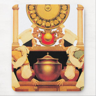 Mousepad Dois pasteleiros - Maxfield Parrish