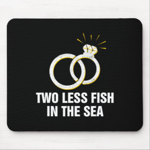 Mousepad Dois Peixes A Menos No Mar Casando Noiva E Gro