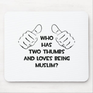 Mousepad Dois polegares. muçulmano