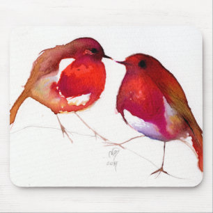 Mousepad Dois poucos pássaros 2014 da tinta