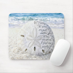 Mousepad Dólar de Areia com Citação Inspiradora