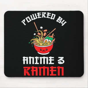 Mousepad Dominado por Anime e Ramen, Amante de Noodles de A