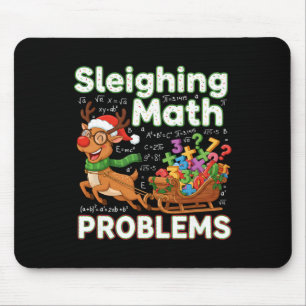 Mousepad Dominando Problemas Matemáticos Natal Divertido Pr