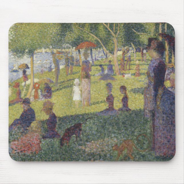 Mousepad domingo tarde Ilha Grande Jatte (Frente)