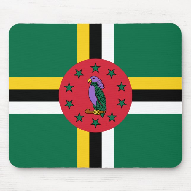 Mousepad Dominica Flag (Frente)