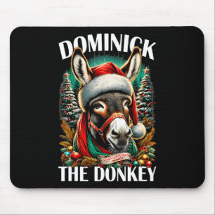 Mousepad Dominick The Donkey Engraçado Cristo Italiano De N