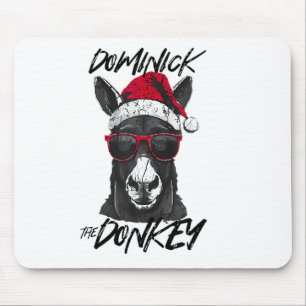 Mousepad Dominick The Donkey Engraçado Cristo Italiano De N
